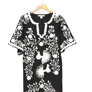 Frances Valentine peacock embroidered caftan dress. Woman’s size 22, new!